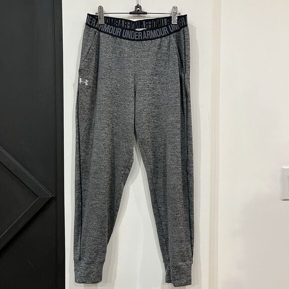 Under armour Pants - Under Armour Heatgear Women’s Logo Band Pants Joggers Tapered Size Medium